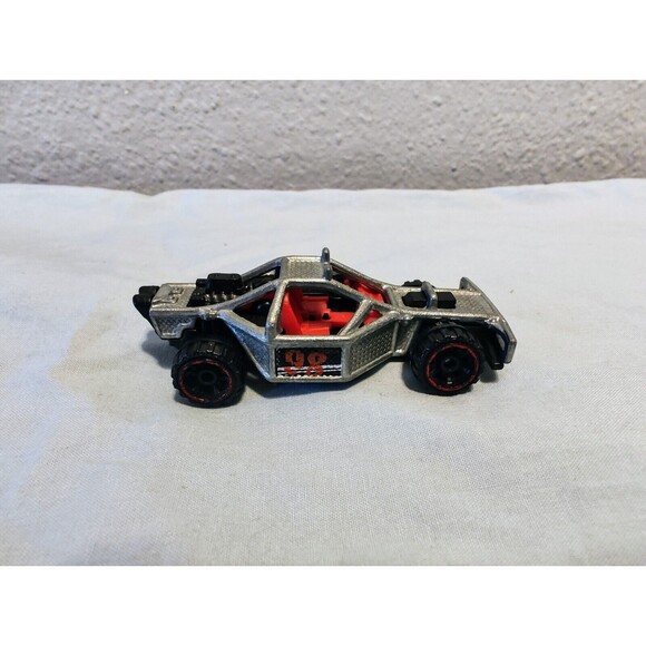 Hot Wheels 2000 First Editions Roll Cage 13 Mattel Wheels Silver Loose G40 - Picture 6 of 11
